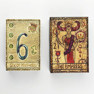 Altın folyo Anime mısır <span class=keywords><strong>Tarot</strong></span> kartları toptan Oracle İspanyolca prizma <span class=keywords><strong>Tarot</strong></span> kartları - Product Image 5
