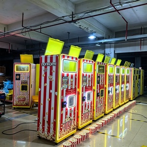 Automatic Commercial <b>Popcorn</b> Vending <b>Machine</b> LCD Display Touch Screen Coin/Cashless Payment Powder-Coated Steel Construction Cor - Product Image 3