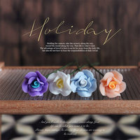1:12 maison de poupée decore Accessoires argile fleurs Simulation rouge blanc rose modèle miniature jouet maison de poupée plantes