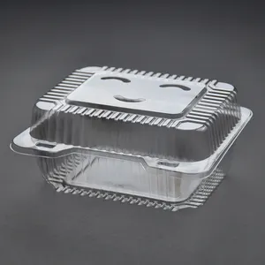 식품 등급 PET 플라스틱 상자 투명 케이크 용기 공장 콘센트 과일 및 투명 플라스틱 투명 맞춤형 과일 상자
