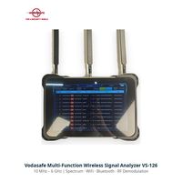 Vodasafe VS-126 Professionele RF-signaaldetector, draagbare draadloze signaalanalysator met 10MHz-6GHz breedbanddekking
