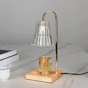 HoneyFly Lampu Malam Penghangat Lilin Modern Penyebar Aromaterapi GU10 Peredupan Suasana Antik Retro Rumah Kamar Tidur Spa Hotel - Product Image 4