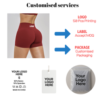 Meilleures ventes Leggings de yoga et shorts de sport pour femme, taille haute, à compression, extensibles, effet push-up fessier, pour la gym