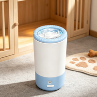 Nettoyeur de pattes électrique automatique pour animaux de compagnie, prêt à être expédié, rechargeable, silencieux, lavage à 360°, poils en silicone doux pour chiens de taille moyenne à grande