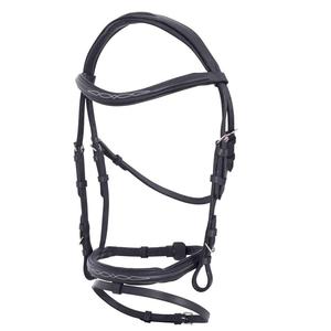 Bride de chasseur en cuir élégante faite à la main avec rembourrage doux et ajustement réglable équipement équestre de qualité supérieure pour l'équitation - Product Image 6