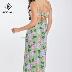 ชุดเดรสผู้หญิงขายดีประจำปี 2024 ลายพิมพ์ตามสั่ง ผ้าเนื้อนุ่มพลิ้วไหว ชุดเดรสฤดูร้อนสำหรับผู้หญิง - Product Image 2