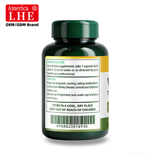 Complément de vitamine B1 100 mg avec logo personnalisé pour soutenir le métabolisme énergétique, pour hommes et femmes, capsules de vitamine B1 pour la santé. - Product Image 2