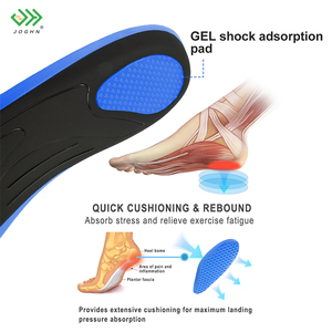 Semelles orthopédiques JOGHN à soutien moyen de la voûte plantaire, 3 cm, inserts pour chaussures, fasciite plantaire, gel PU, semelles orthopédiques - Product Image 5