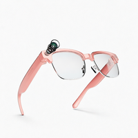 Lunettes Intelligentes IA H03 Enregistrement Vidéo 4K Caméra 8MP Étanche IPX-4 Chargement Magnétique Réduction de Bruit IA Traduction Vlog