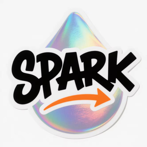 Impresión de Logotipos Personalizados a Prueba de Agua, Embalaje con Acabado Brillante, Vinilo Holográfico, Adhesivos Personalizados Troquelados - Product Image 4