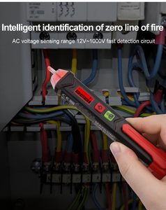MAYILON HT100P Detector de Voltaje sin <span class=keywords><strong>Contacto</strong></span>/Detector de <span class=keywords><strong>Fase</strong></span> <span class=keywords><strong>Fase</strong></span> Viva y <span class=keywords><strong>Neutro</strong></span> con NCV - Product Image 4