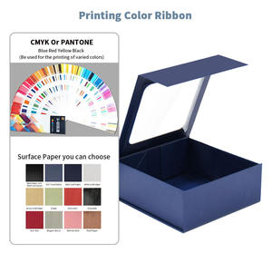 Boîte cadeau en carton magnétique pliable de luxe personnalisée pour bijoux, pour cadeau de mariage, cadeau de <span class=keywords><strong>demoiselle</strong></span> d'honneur, arrangement floral - Product Image 4