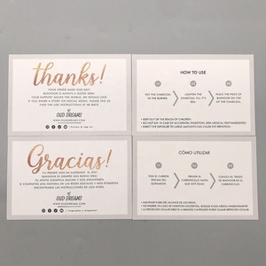 Su misura di Alta Qualità di Stampa Logo Dell'invito di Cerimonia Nuziale Card, Biglietto di ringraziamento - Product Image 4