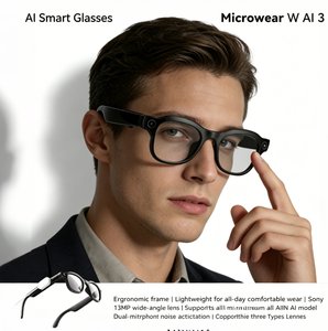 Gafas Inteligentes Airsense con Traductor, Carga Magnética, Asistente IA, Traducción en Tiempo Real, Llamadas Telefónicas, Cámara - Product Image 2