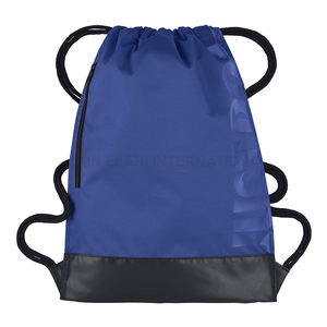 Mochila unisex con cordón estampado ecológico 2025, bolsa de gimnasio de poliéster transpirable con estampado de sublimación para deportes al aire libre y viajes - Product Image 5