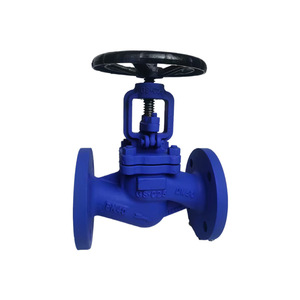 Vanne à guillotine à soufflet en acier moulé haute température WJ41H-16C 25C 40C ANSI AB/DIN GB/ANSI pour les fluides à haute pression (eau, huile et gaz) - Product Image 1