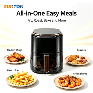 Friteuse à air numérique tactile SUNTON, sans huile, avec fenêtre visible, pour cuisson rapide, personnalisable, en kit CKD/SKD, vente en gros - Product Image 1