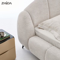 Ensemble de chambre à coucher d'hôtel 5 étoiles moderne en bois massif, écologique, personnalisé, marque Zhida, garantie 5-8 ans pour villa et appartement