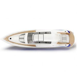 Yate de Lujo TFL 1305, <span class=keywords><strong>Lancha</strong></span> Grande de Fibra de Vidrio Tipo Princesa de 1310 mm, Barco <span class=keywords><strong>RC</strong></span> a <span class=keywords><strong>Gasolina</strong></span> con Motor de 30 CC, Barco ARTR con Doble Timón - Product Image 4