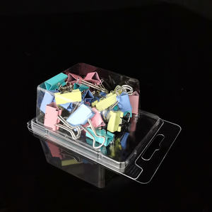 Ready Stock di plastica trasparente a conchiglia scatola di visualizzazione con Euro appendiabiti materiali riciclati per il confezionamento di utensili - Product Image 2