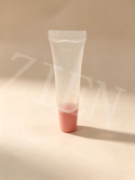 Tube cosmétique compressible personnalisé avec logo, 19 mm PE, 8 à 15 ml, avec bouchon à vis, pour baume à lèvres, brillant à lèvres, soin des lèvres, impression personnalisée OEM ODM
