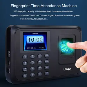 USB <strong>Standalone</strong> Time Attendance Terminal Free Software <strong>Fingerprint</strong> Time Attendance Time <strong>Clock</strong> Support OEM and ODM - Product Image 3