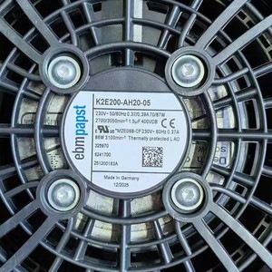 พัดลมแกน Ebmpapst รุ่น K2E200-AH20-05 230V 2800 รอบต่อนาที ใบพัดพลาสติก พัดลมระบายความร้อนอุตสาหกรรม - Product Image 3