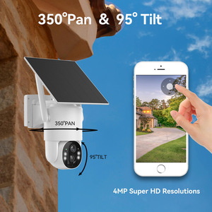 4G LTE กล้องนิรภัยพลังงานแสงอาทิตย์ไร้สายกลางแจ้ง, 4MP HD พร้อมระบบตรวจจับ Ai, แบตเตอรี่9000mAh พร้อมภาพสีกลางคืน - Product Image 4