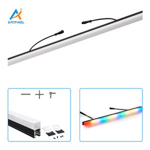 Trípode colgante de techo LED, resistente al agua, IP65, SPI, UCS2904, RGBW, 90LED, barra de píxeles LED para interiores y exteriores, cubierta blanca y negra lechosa - Product Image 6