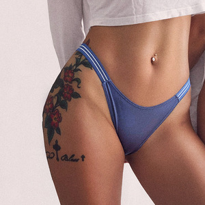 Tangas y <span class=keywords><strong>Tanga</strong></span> de Alta Calidad para Mujer, Sexy, de Poliéster/Algodón, Teñido Liso, Transpirable y Ecológico - Product Image 3