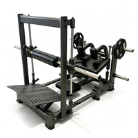 Machine à Hanches 3D Professionnelle à Charge Libre en Acier Robuste pour le Renforcement des Fessiers, Exercices Poitrine et Dos pour la Musculation en Salle de Sport Commerciale
