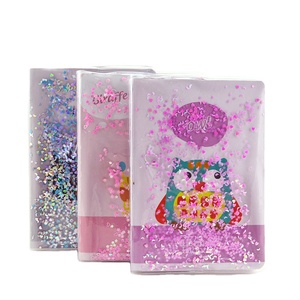 OEM Cá Nhân PVC Lỏng Lắc Máy Tính Xách Tay, Không Thấm Nước Dễ Thương Note Book Với Glitter Quicksand Bên Trong - Product Image 1