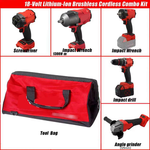 <strong>Best</strong>-Selling High Torque Low-Noise Power Tool <strong>Set</strong> Industrial &amp; DIY Grade Rechargeable Cordless Brushless Electrical Tool Kits - Product Image 2
