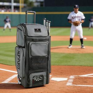 Sac à roulettes pour bâtons de baseball Kopbags personnalisé, sacs de softball, sac à roulettes pour bâtons de baseball, grand modèle - Product Image 2