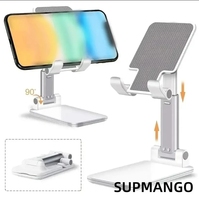Support de téléphone portable pliable et support de tablette de bureau flexible et réglable pour diffusion en direct, compatible avec tous les téléphones
