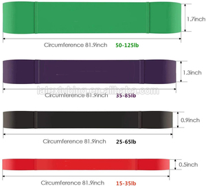 Custom Logo Fitness Loop <b>Bands</b> Resistance Exercise Stretch Resistance <b>Bands</b> Set Pull up <b>Band</b> for <b>Workout</b> - Product Image 3