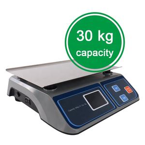 सुपरमार्केट 30kg बड़े मंच पैमाने पर खाद्य वजन तराजू के साथ सामने और वापस डबल एलसीडी डिस्प्ले रसोई तराजू - Product Image 2