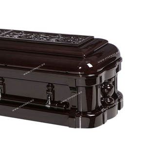 9802 гроба высшего качества из твердой древесины с мягким интерьером, США, ЕС, экспорт, качественный погребальный гроб - Product Image 3