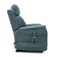 Geeksofa Chaise inclinable électrique à cinq moteurs avec appui-tête électrique et soutien lombaire pour les personnes âgées