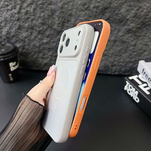 Film protecteur d'objectif magnétique antichoc de luxe transparent personnalisé pour coque de téléphone portable iPhone 17 Pro Max – Vente en gros - Product Image 6
