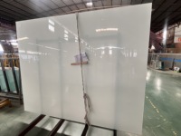 Panneau en verre trempé transparent de 12 mm pour systèmes de cloisons de bureau, taille personnalisée