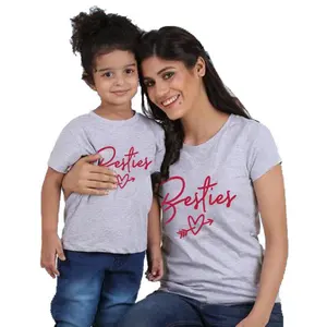 2020 Groothandel Mama En Me Outfits Korte Mouw T-shirt Ouder-kind Familie Moeder En Dochter Custom Bijpassende Kleding