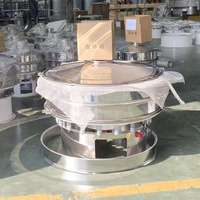Tamiseur vibrant circulaire en acier inoxydable à mailles personnalisables pour sucre, blé et farine