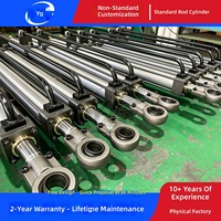 Cylindres hydrauliques ATOS robustes à tirants, normes CN/CH/CC/CK, traitement métallurgique d'ingénierie italienne