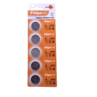 CR2016 pile bouton 3V pile bouton au lithium batterie de télécommande de voiture 5PCS/Blister Pack