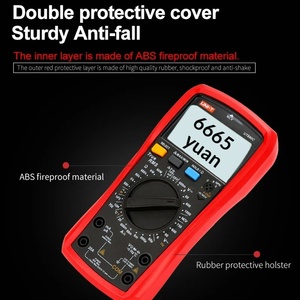 มัลติมิเตอร์ดิจิตอล UNI T รุ่น 6000 ค่าการนับ วัดความถี่ อุณหภูมิ แรงดันไฟฟ้า UT890C UT890D AC DMM เครื่องทดสอบคาปาซิเตอร์ NCV - Product Image 5