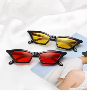 Modern Fashion Pack Party Own Brand Popular Sun Glasses Oversized Cat Eye Display Vogue Sunglasses Women