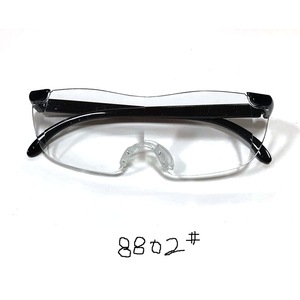 Tv8801 Reading Glasses 1.8x Magnification Pc Lens Blue Light Protection Unisex Transparent <b>Black</b> <b>Frame</b> - Product Image 2