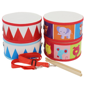 Wholesale Orff <b>Hand</b> <b>Drum</b> for Kids 1-3 Early Educational Musical Toy Wooden Percussion Instrument Toy - Product Image 1