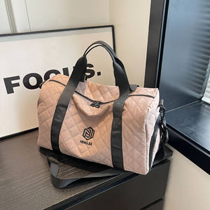 Nouveau sac de voyage femmes réglable chariot étui <span class=keywords><strong>fil</strong></span> à broder losange expansion portable sec humide séparation gym sac de sport - Product Image 2